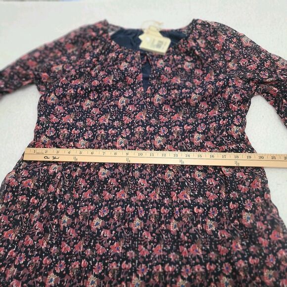 Faherty Silk Stargaze Floral Bloom Dress NWT - Picture 11 of 14